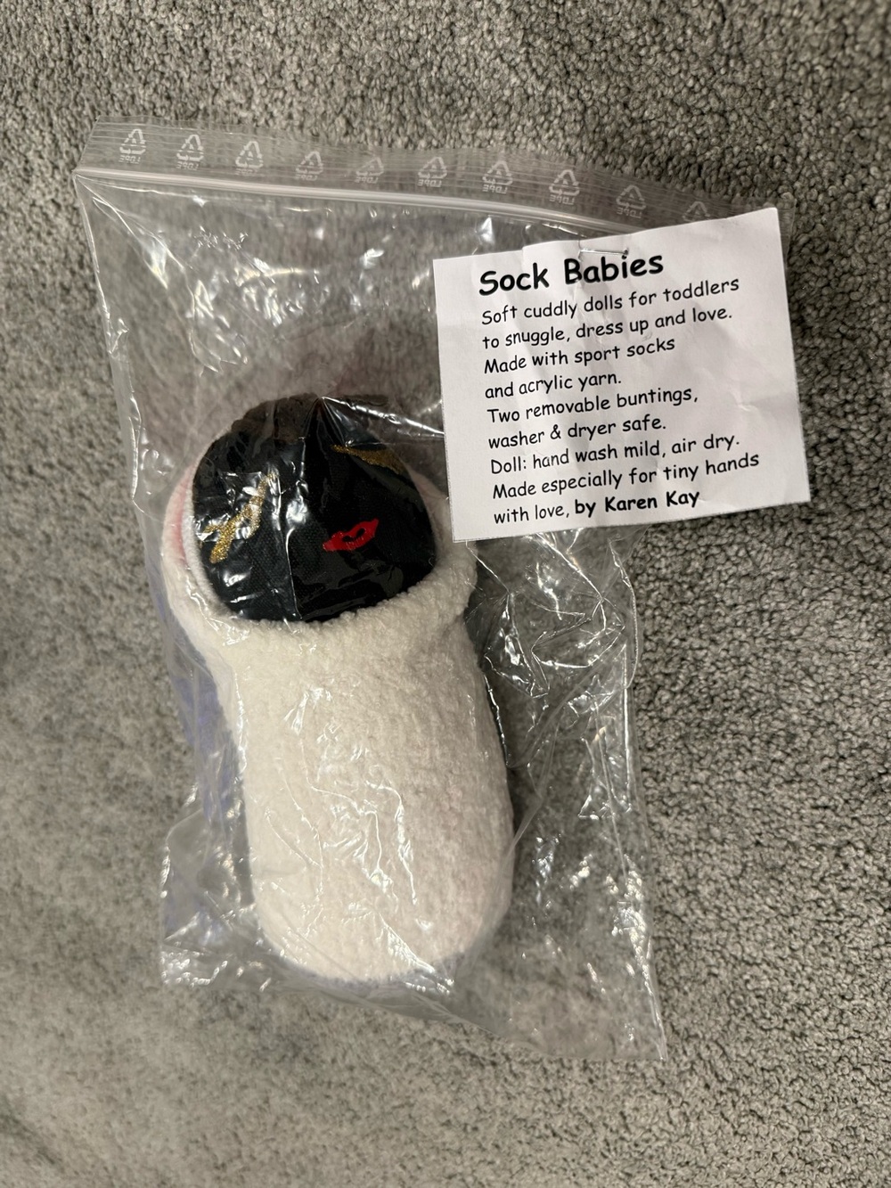 Sock Babies Plush Doll
